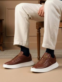 Carlton London - Men Brown Sneakers