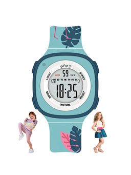 Spiky - Square Designer Digital Wrist Watch for Boys and Girls Turquoise (Medium)