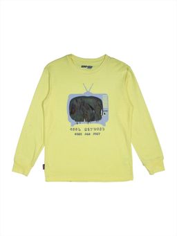 Gini & Jony - Boys Yellow T-shirts