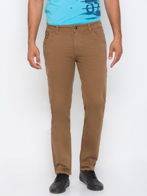 Khaki Jogger fit Men's Denims by Being Human Clothing