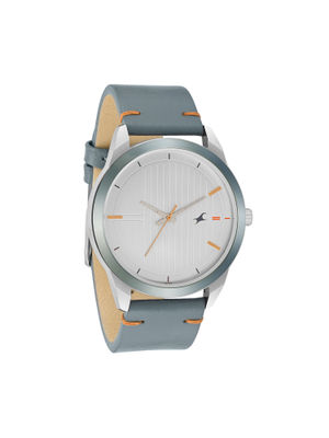 Buy FASTRACK Men Tick Tock 2.0 White Dial Leather Analog Watch