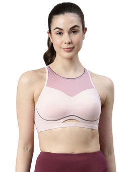 Enamor - Contour Bounce Control Antimicrobial Padded Wirefree Cotton Sports Bra SB27