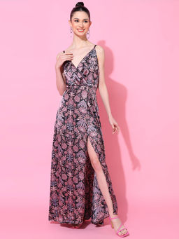 Dodo & Moa - Women Multi-Color Maxi Dress