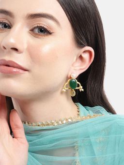 Gahan - Green Drop Pearl Earring