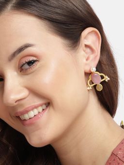 Gahan - Baby Pink Drop Pearl Earring