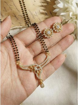 Gahan - Designer Mangalsutra and Earring Set