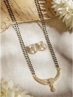 Gahan - Designer Mangalsutra and Earring Set