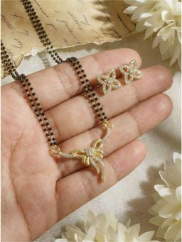 Gahan - Designer Mangalsutra and Earring Set