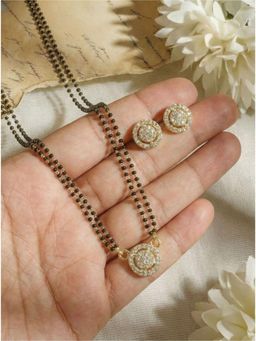 Gahan - Designer Mangalsutra and Earring Set