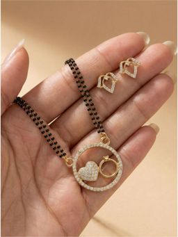 Gahan - Designer Mangalsutra and Earring Set