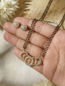 Gahan - Designer Mangalsutra and Earring Set