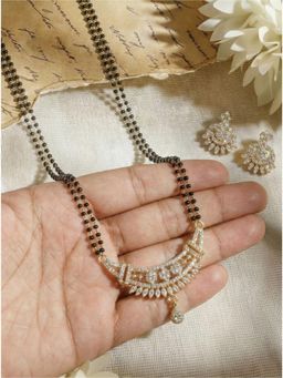 Gahan - Designer Mangalsutra and Earring Set
