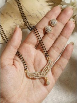 Gahan - Designer Mangalsutra and Earring Set