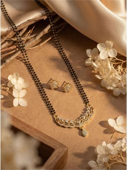 Gahan - Designer Mangalsutra and Earring Set