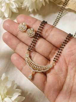 Gahan - Designer Mangalsutra and Earring Set