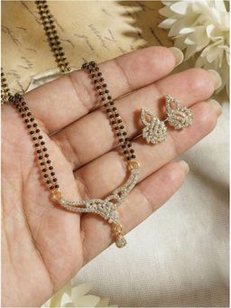 Gahan - Designer Mangalsutra and Earring Set