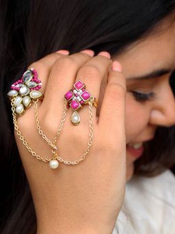 BeAbhika - Elegant Mulberry Adjustable Ring