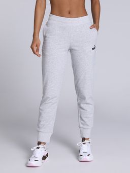 Puma - Essentials Womens Gray Trackpants