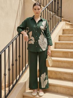 ZUMMER - Olive Hand Painted Co-Ord Set
