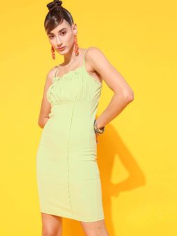 STREET 9 - Green Bodycon Dress