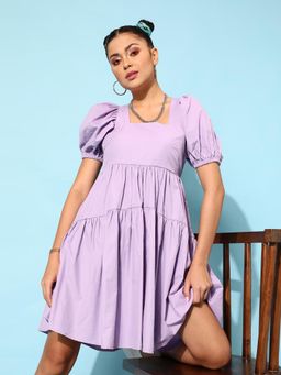 STREET 9 - Lavender Mini Dress