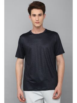 Louis Philippe - Navy Blue Printed T-Shirt