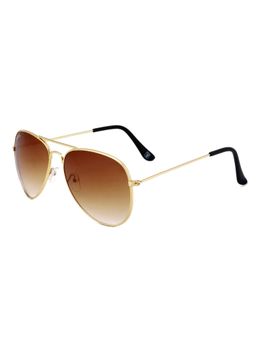 ROYAL SON - Unisex Aviator Sunglasses Brown Gradient Lens -RS004AV