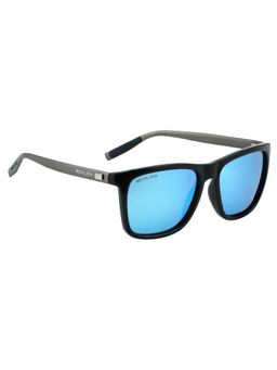 ROYAL SON - Blue Polarized Retro Square Sunglasses - CHI0086-C4-R1