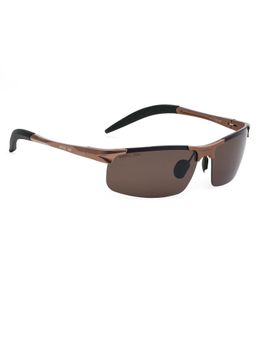 ROYAL SON - Brown Polarized Sports Sunglasses - CHI0094-C3-R1