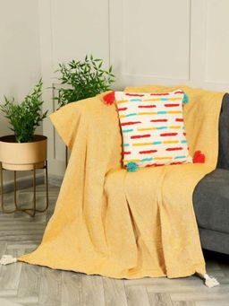 Sashaa World - Multi-Coloured Striped Cushion Cover