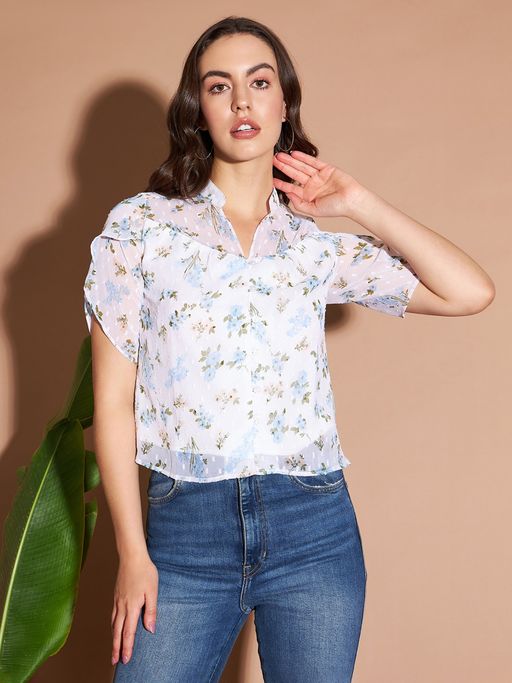 Theory Women's Top in Georgette White main image 0