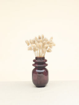 Muun Home - Loop Glass Vase - Dark Lilac