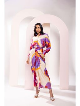 Poppi - Multicolor Printed Wrap Co-Ord Set