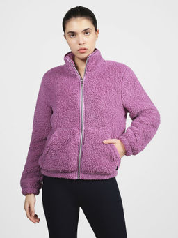 SKECHERS - Go Shine Mauve Sherpa Jacket