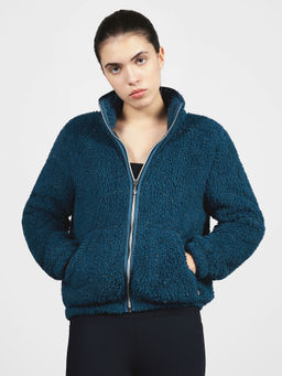 SKECHERS - Go Shine Teal Sherpa Jacket