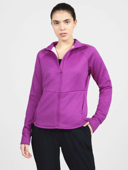 SKECHERS - Performance Tech Purple Fleece Jacket