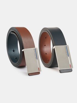 U.S. POLO ASSN. - Venice Men Navy And Tan Reversible Belt