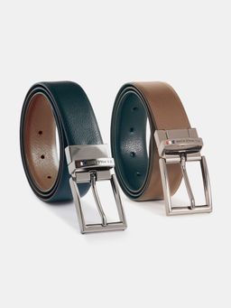 U.S. POLO ASSN. - Naples Men Navy And Tan Reversible Belt