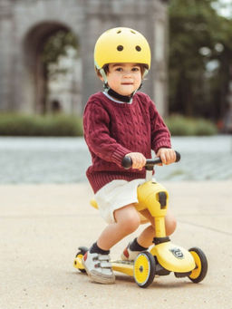 Scoot & Ride - Highwaykick 1 – Lemon 2-in-1 Convertible & Scooter (1–5 Years)