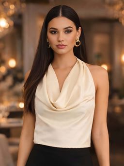 Don’t be basic - Cream Solid Top