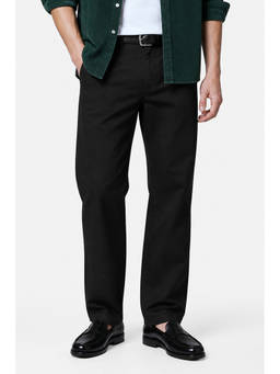 Snitch - Men Black Cotton Blend Trouser