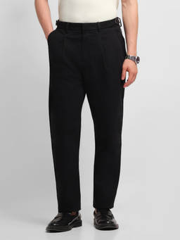 Arrow - Men Black Cotton/Elastane Trouser