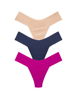 Hanky Panky - Low Rise Women's Nylon-Spandex Thong Multi-Color