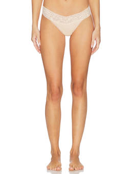 Hanky Panky - Original Rise Women's Lace Trim Modal Thong Multi-Color