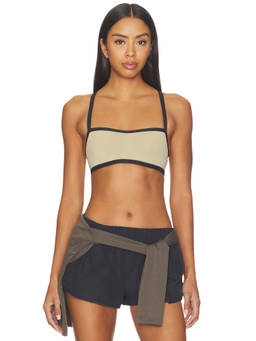 lululemon - Like A Cloud Women's Removable Pads Crisscross Bralette Beige