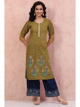 Rangriti - Green Printed Kurta
