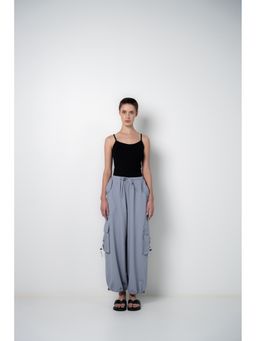 SOTBELLA - Utility Style Grey Cargo Joggers