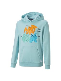 Puma - X Pokemon Unisex Kids Blue Hoodie