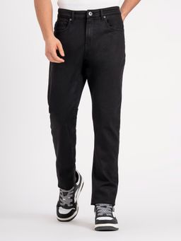 Red Tape - Men’S Black Mid Rise Denim Jeans | Casual Essential