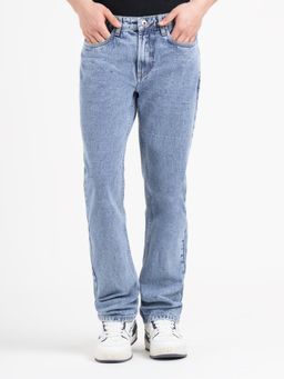Red Tape - Straight Fit Light Blue Jeans For Men | Everyday Classic Denim